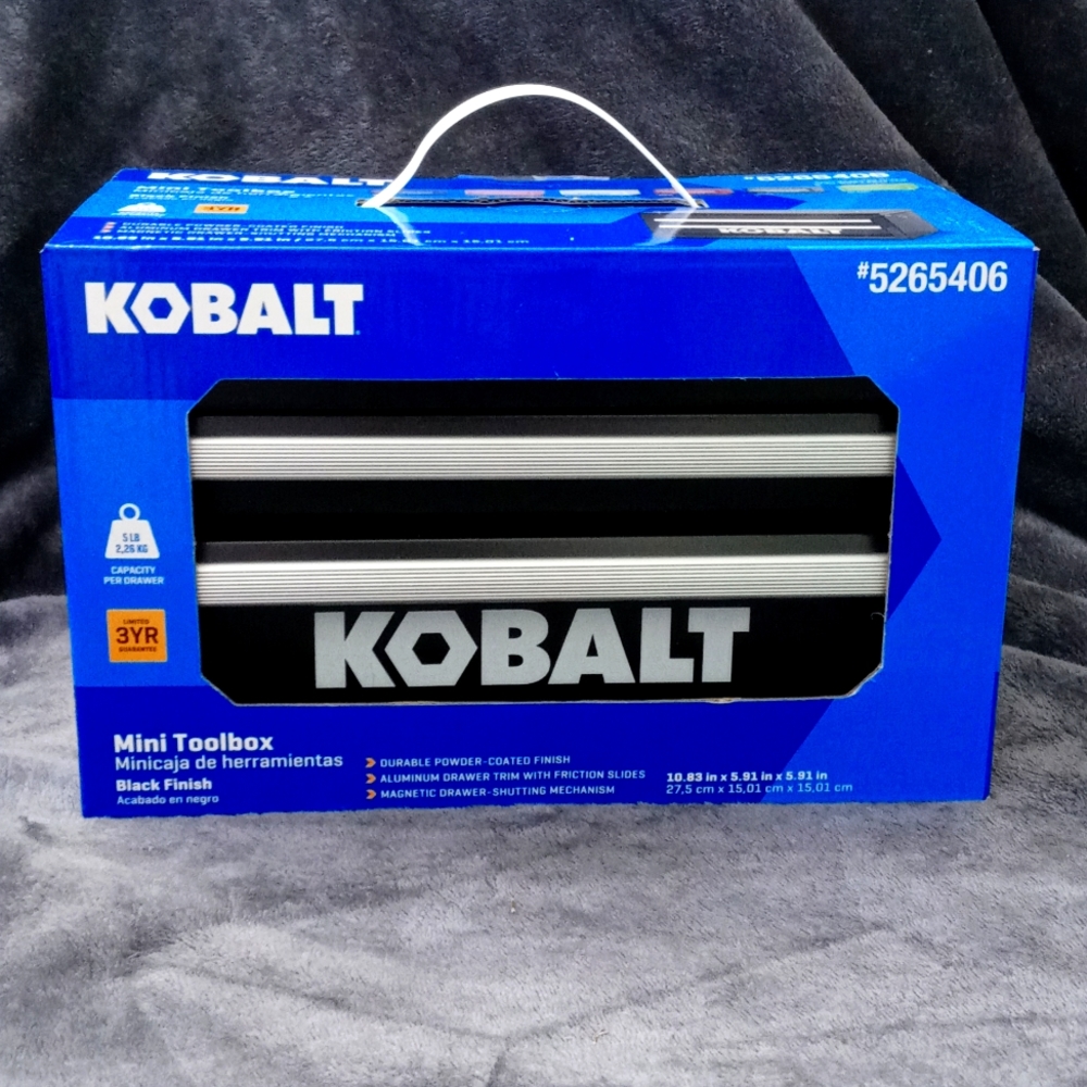 Kobalt Mini Toolbox Black
